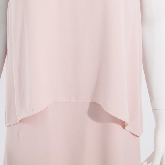 BCBG Double Layer Cream Briyana Dress CS0026 - Picture 3 of 8